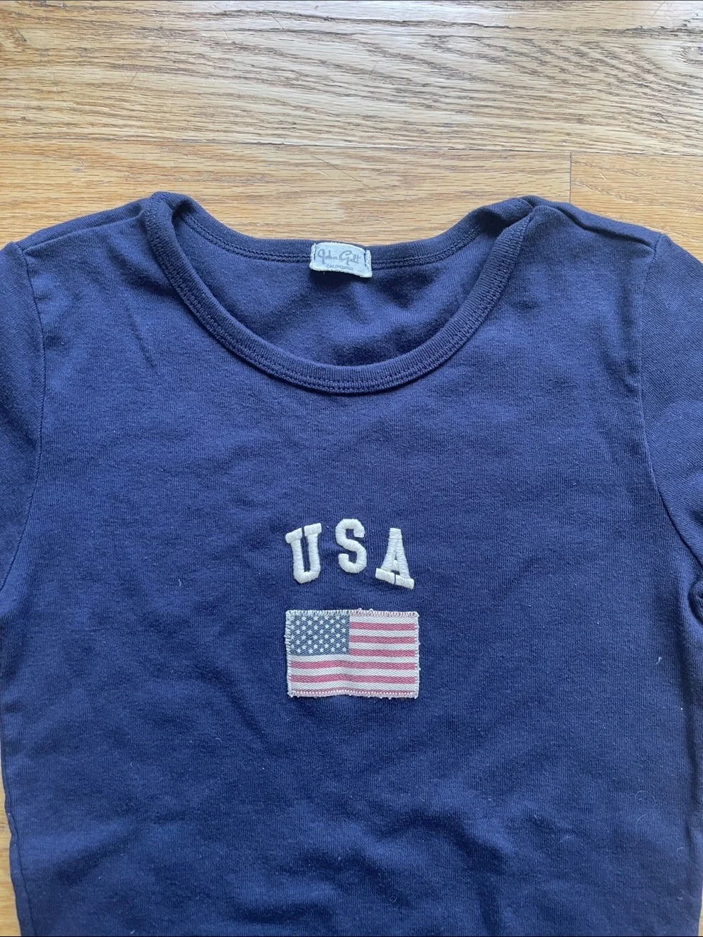 John Galt - Navy USA Flag Graphic Tee